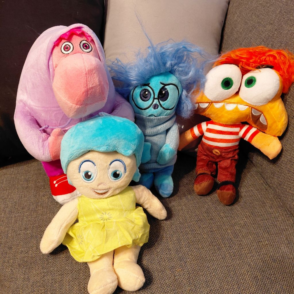 Kids Disney/Pixar Inside Out Stuffed Animals Set One Size Yellow Blue Plush
